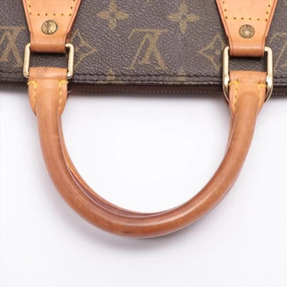 Louis Vuitton Alma W Pm W Lock Brown Monogram Canvas Tote
